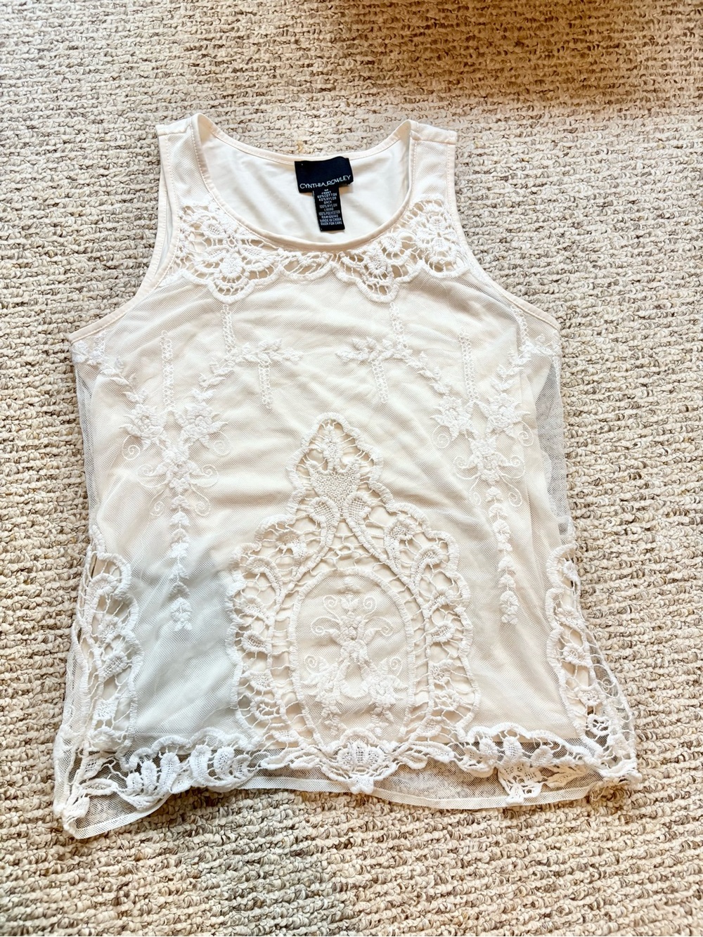 Boho, Lace, Victorian Inspired, Summer, Festival, Feminine, Cynthia Rowley Tank